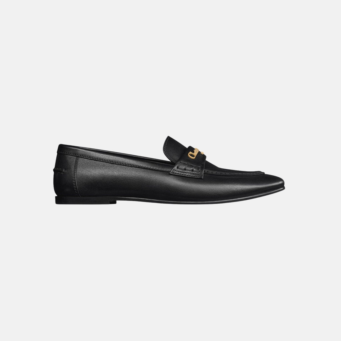 Dior Boy Loafer In Supple Calfskin, Black, Side
