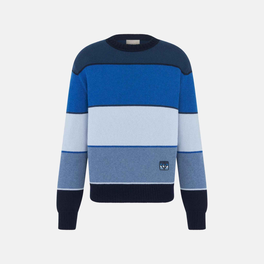Dior CD Diamond Sweater In Cashmere And Cotton Jersey, Front