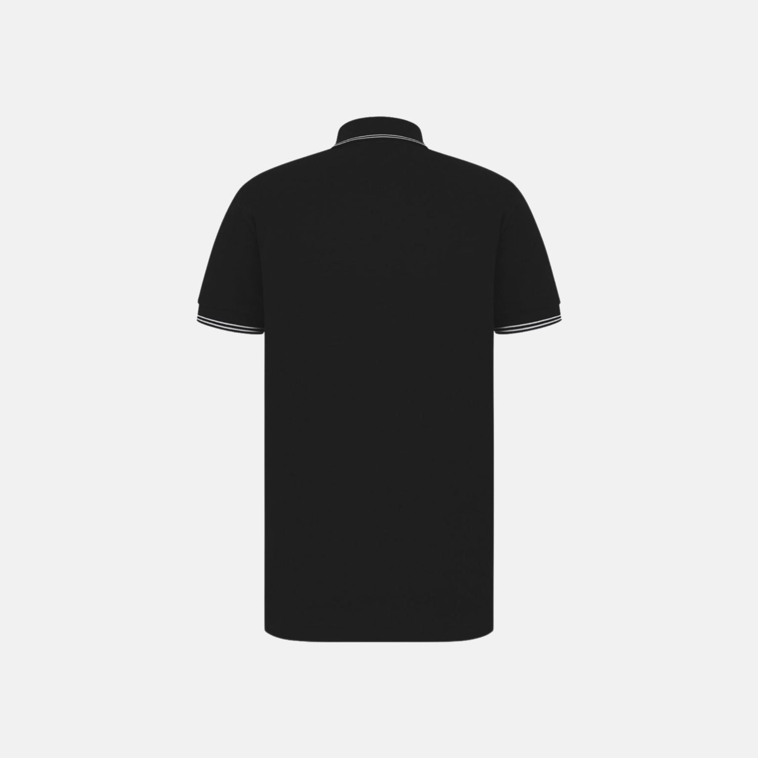 Dior CD Icon Polo Shirt In Cotton Pique, Black, Back