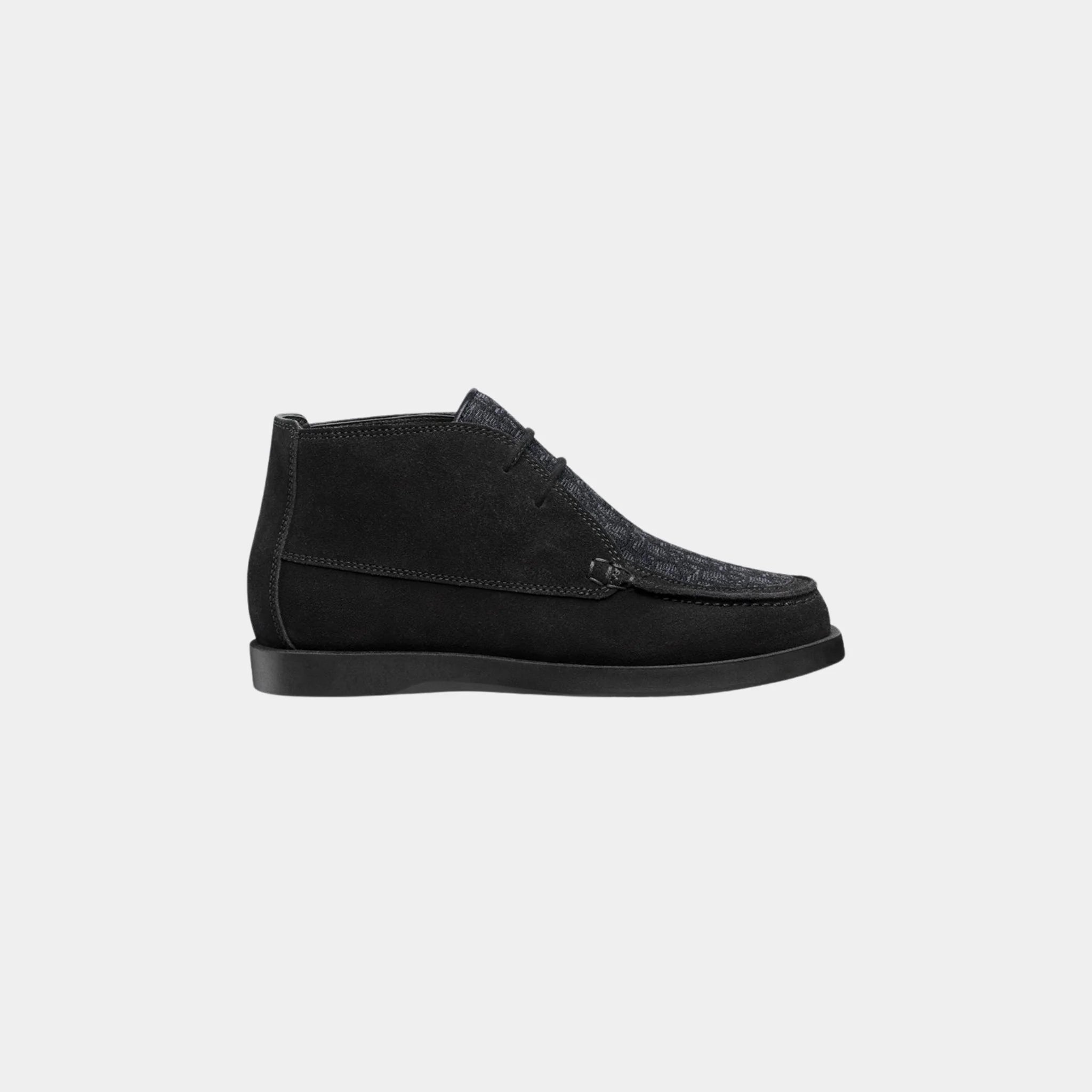 Dior Childrens Dior Granville High Chukka Boot in Suede, Black, Side