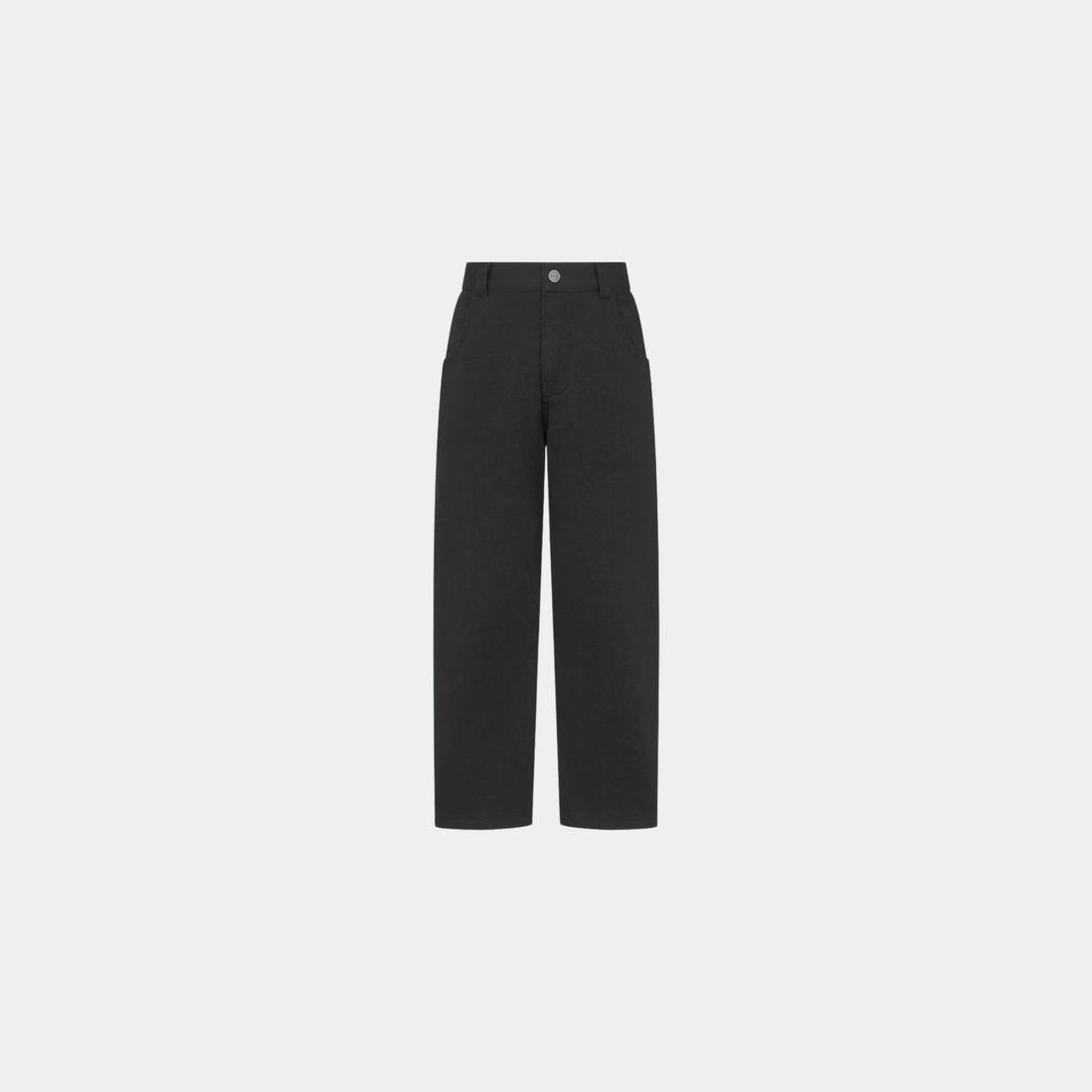 Dior Childrens Pants Black Cotton Gabardine, Front