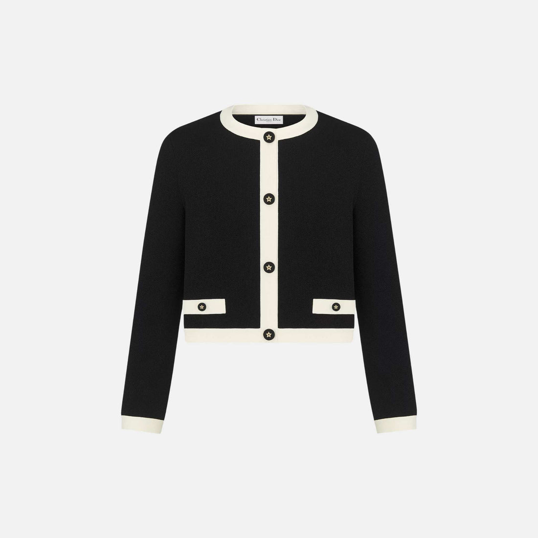 Dior Dioriviera Cropped Jacket In Technical Knit, Front