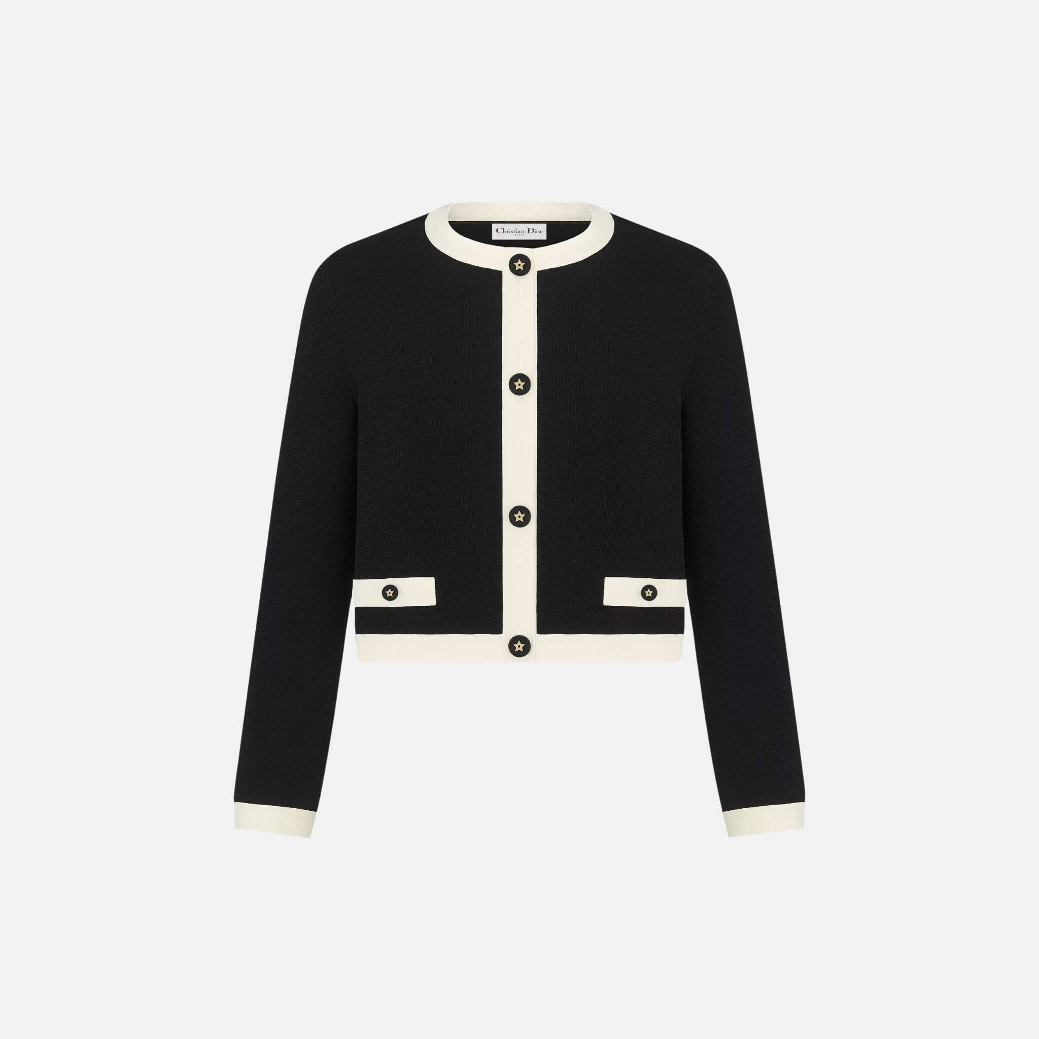 Dior Dioriviera Cropped Jacket In Technical Knit, Front