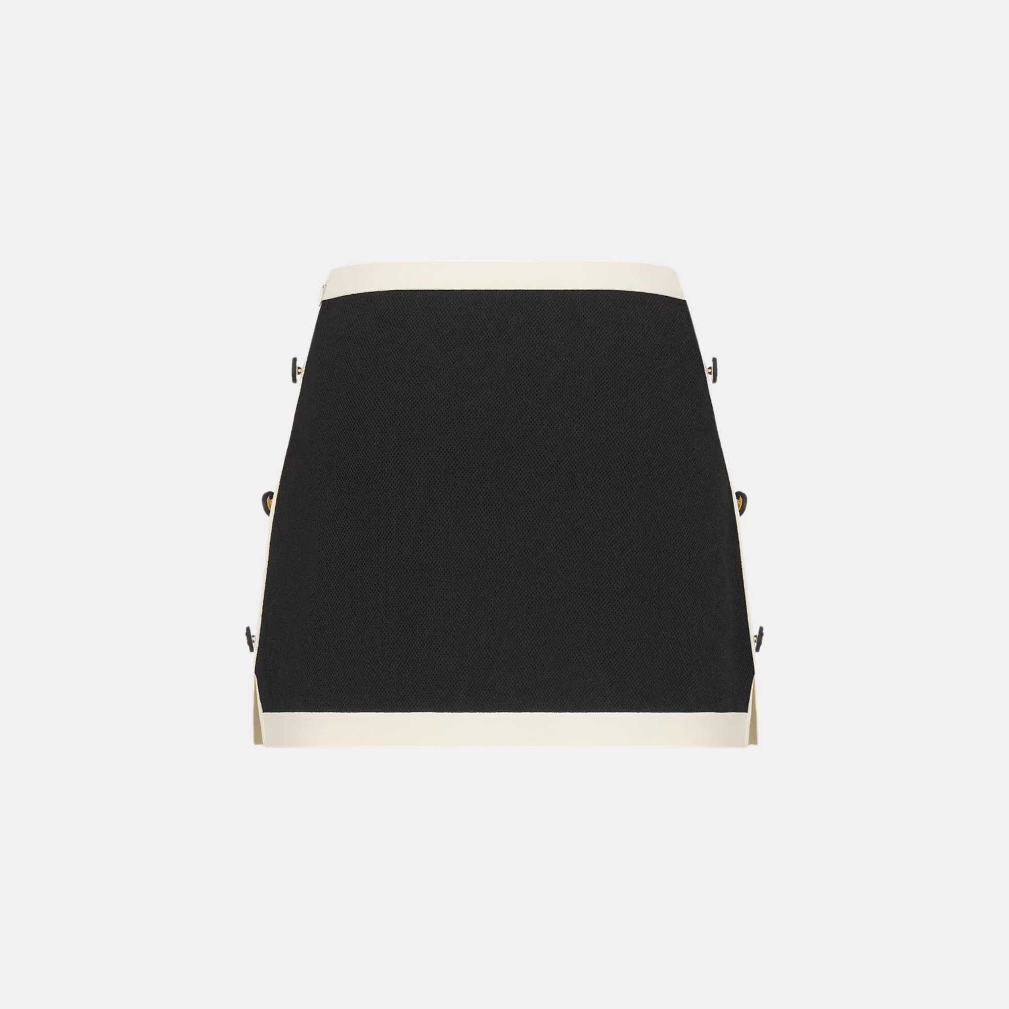 Dior Dioriviera Mini Straight Skirt In Technical Knit, Back