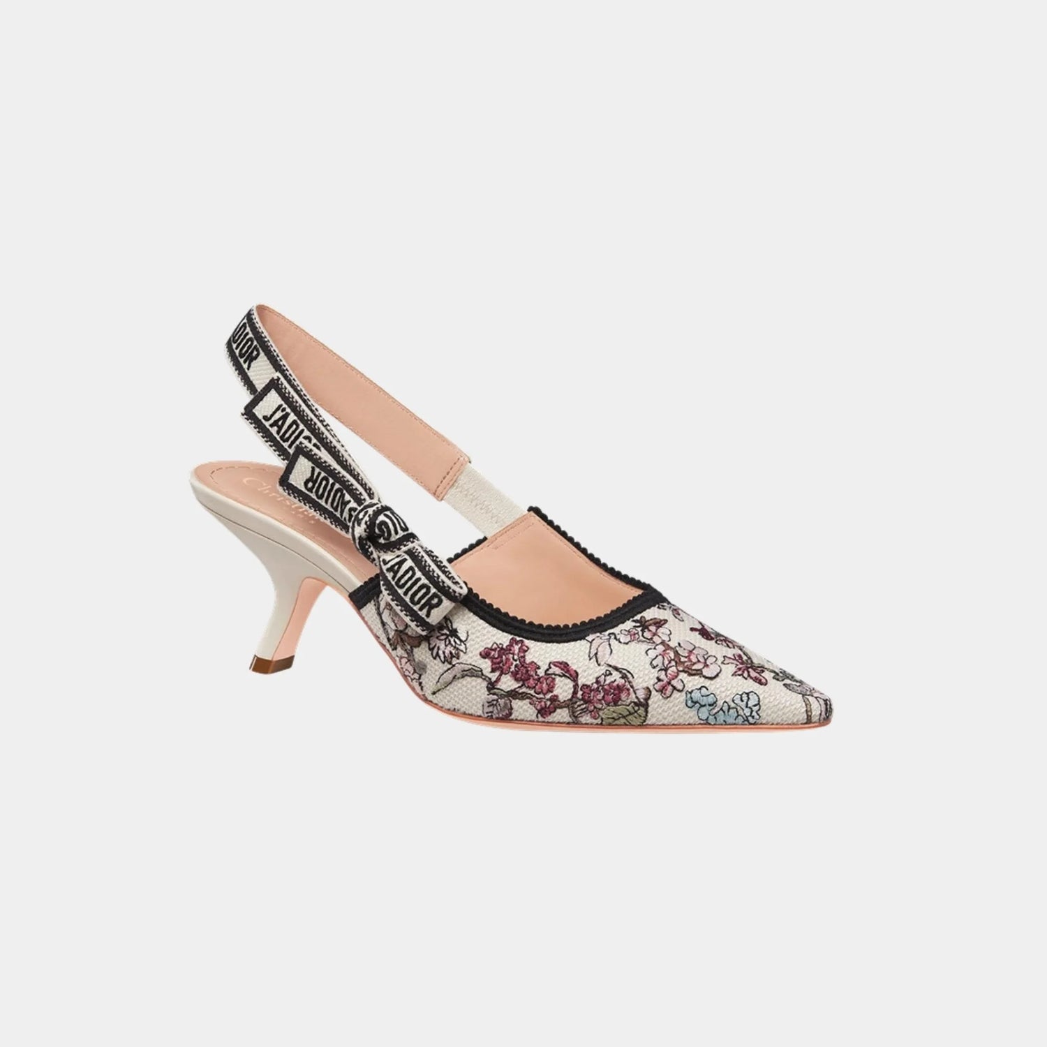 Dior J Adior Slingback Pump Cotton with Millefiori Pattern, Front
