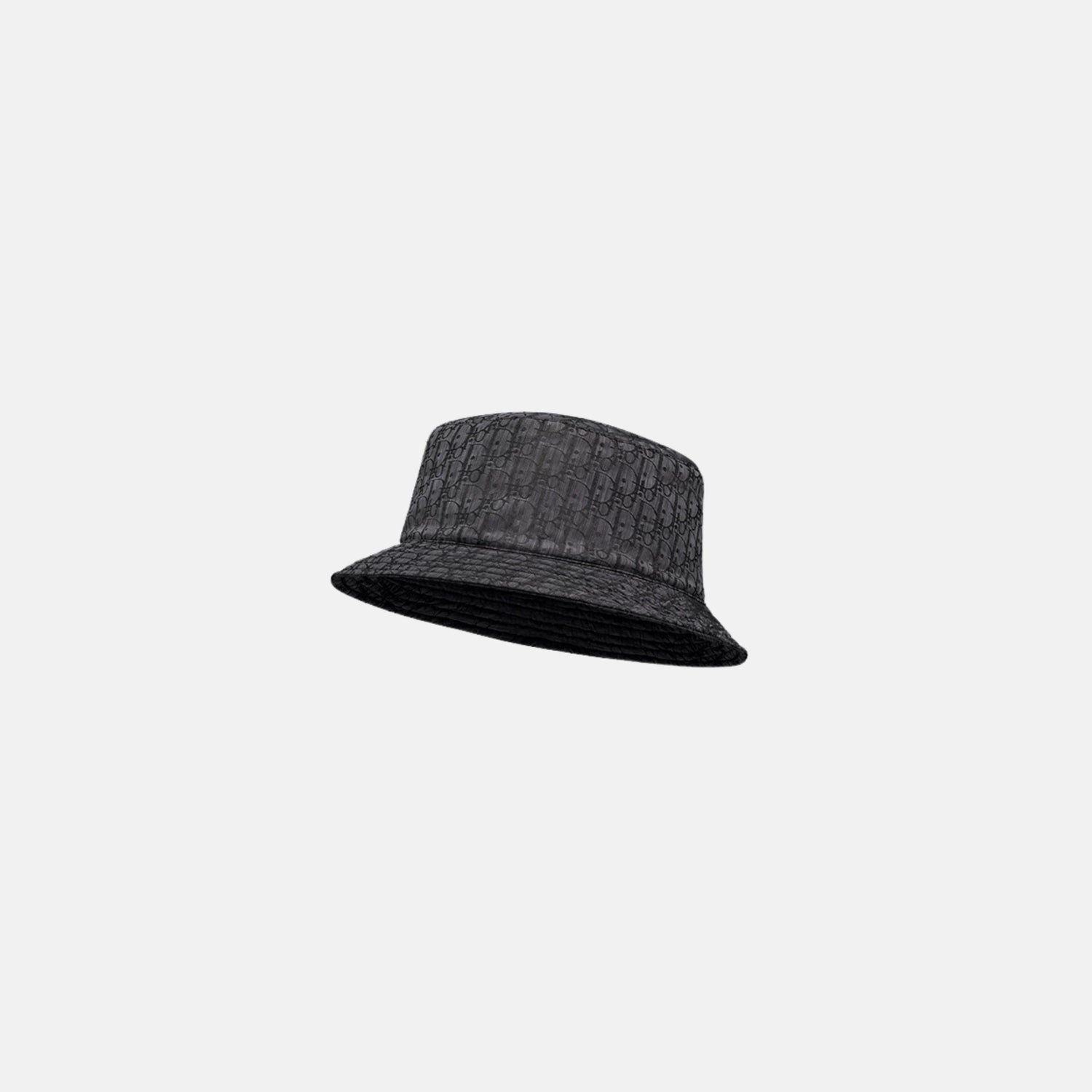 Dior Kids Bucket Hat Black Dior Oblique Technical Jacquard, Side