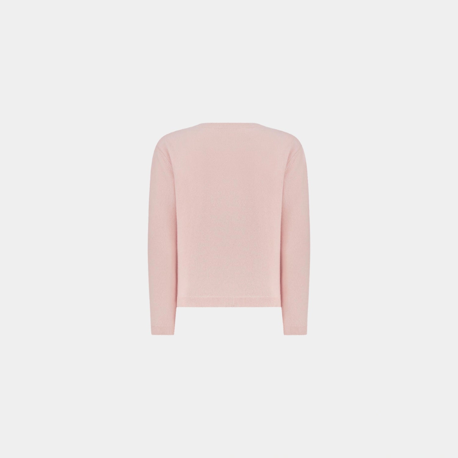 Dior Kids Cardigan Wool and Cashmere Knit, Light Pink, Back
