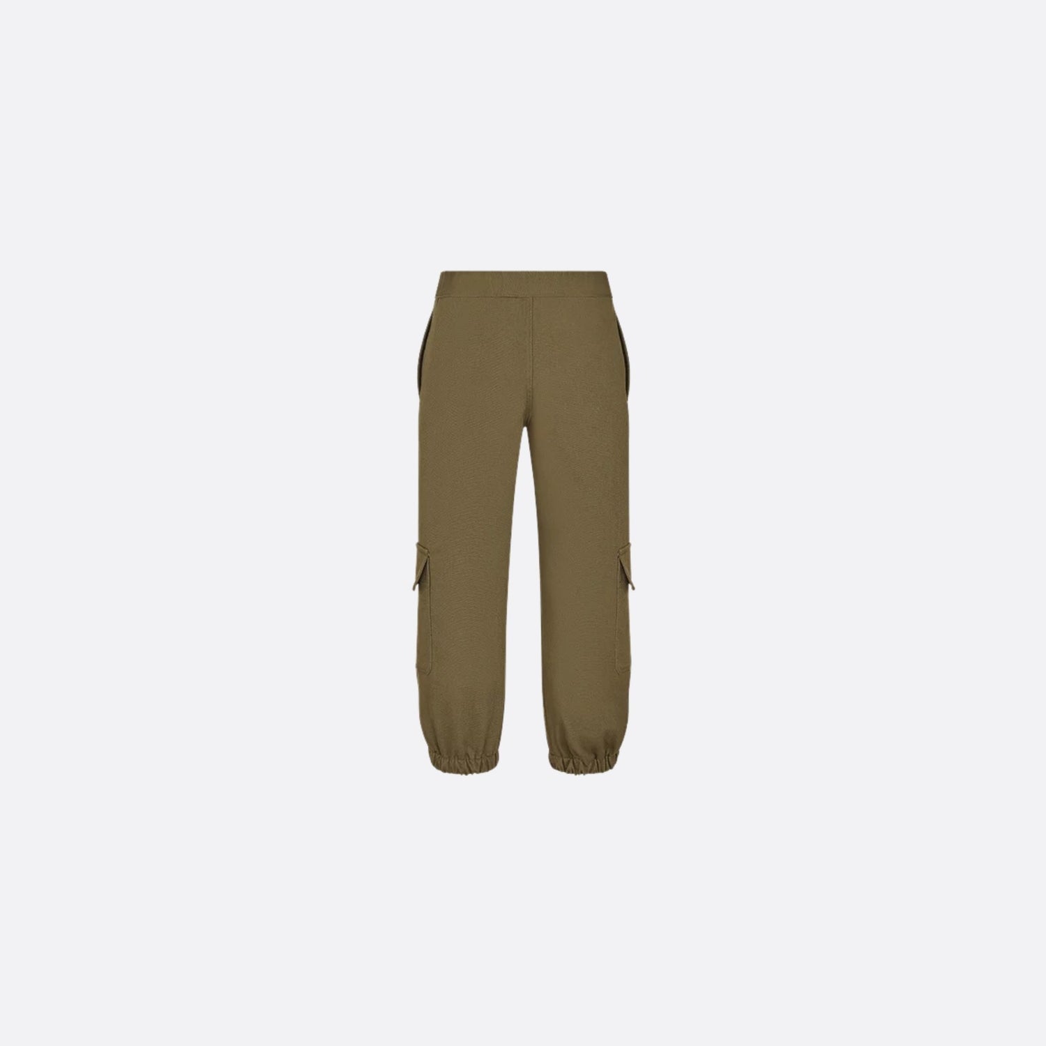 Dior Kids Cargo Pants Khaki Cotton Gabardine, Back