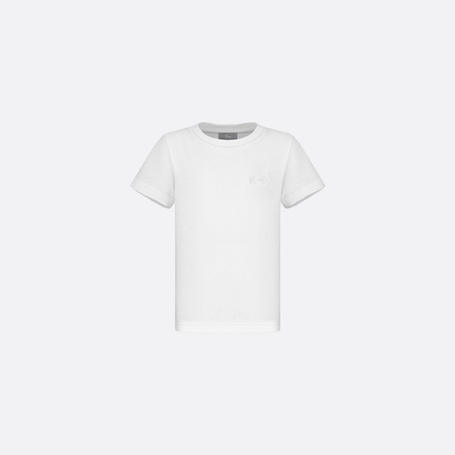 Dior Kids CD Icon T-Shirt White Cotton Jersey, Front