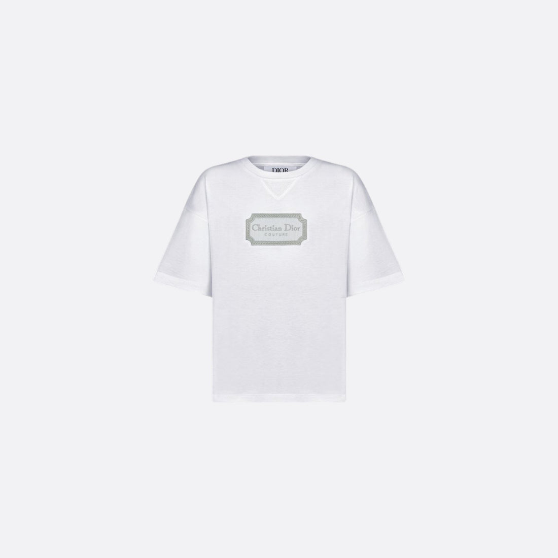Dior Kids Christian Dior Couture T-Shirt Cotton Jersey, White, Front