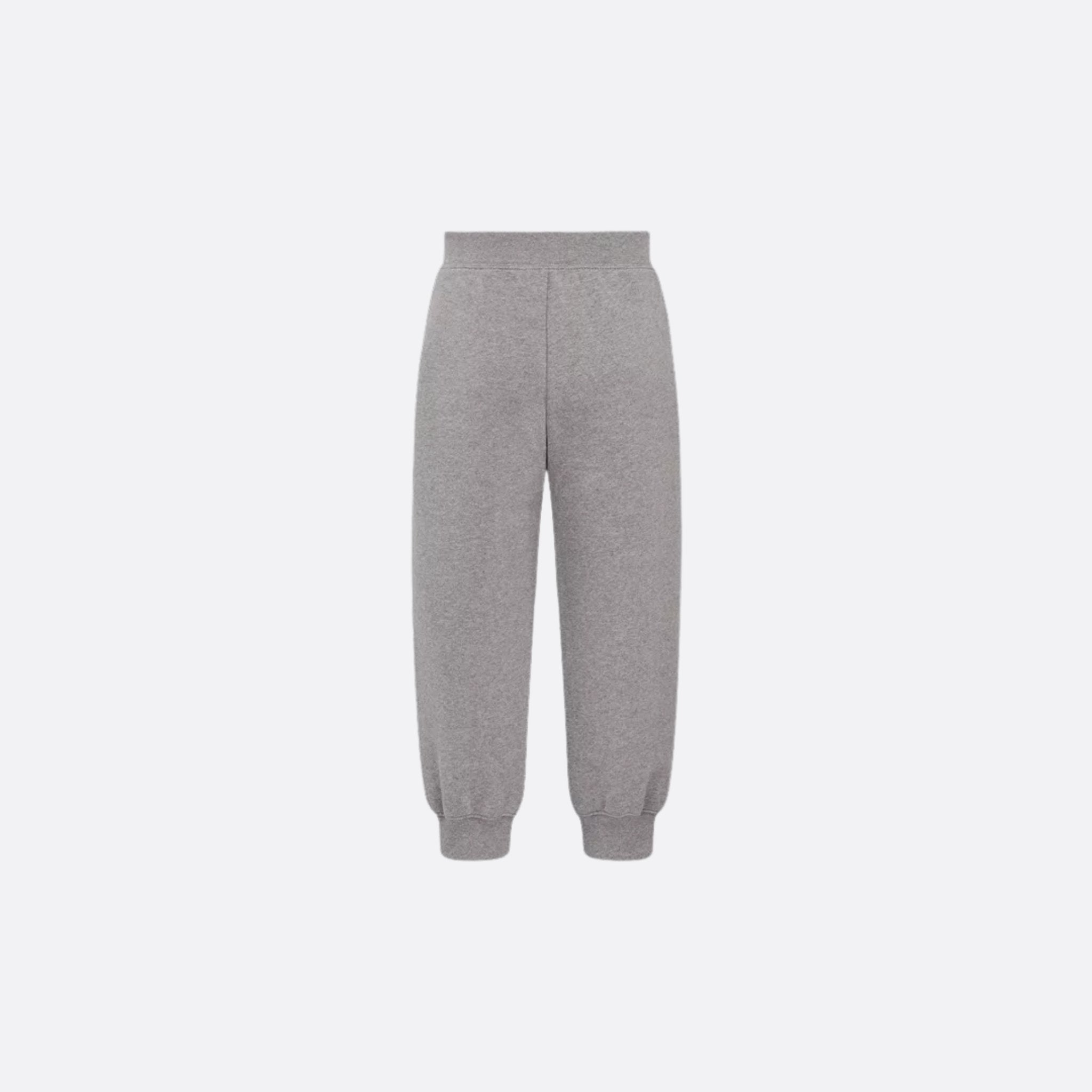 Dior Kids Christian Dior Couture Track Pants Cotton Fleece, GreyBack