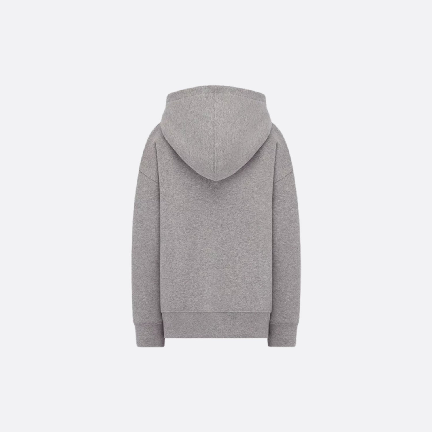 Dior Kids Couture Hooded Sweatshirt Cotton Fleece, GreyBack