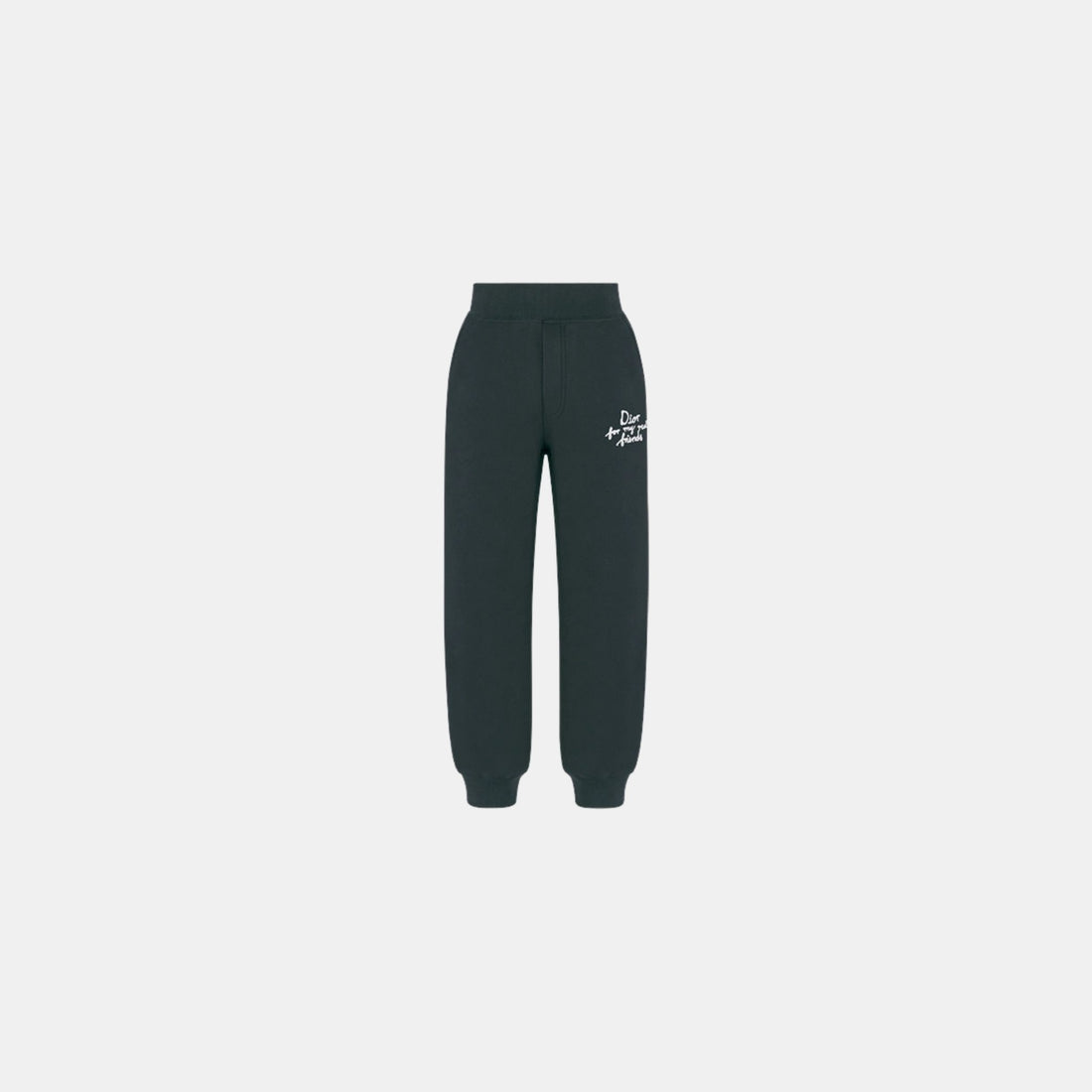 Dior Kids DIOR AND HYLTON NEL Track Pants Navy Blue Cotton Fleece, Front