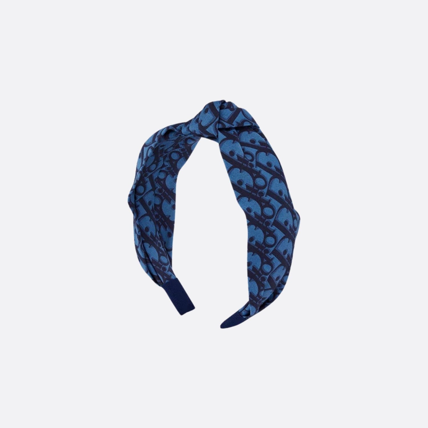 Dior Kids Headband Blue Dior Oblique Cotton Poplin, RightsideView