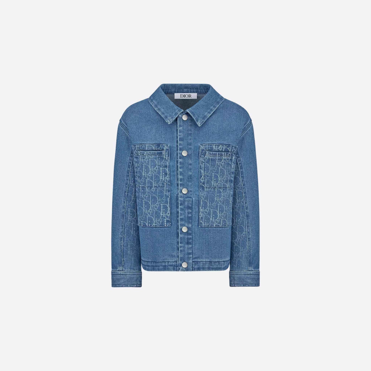 Kids Jacket Blue Cotton Denim