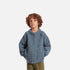 Dior Kids Jacket Gray-Blue Wool Mouliné Knit, ModelView