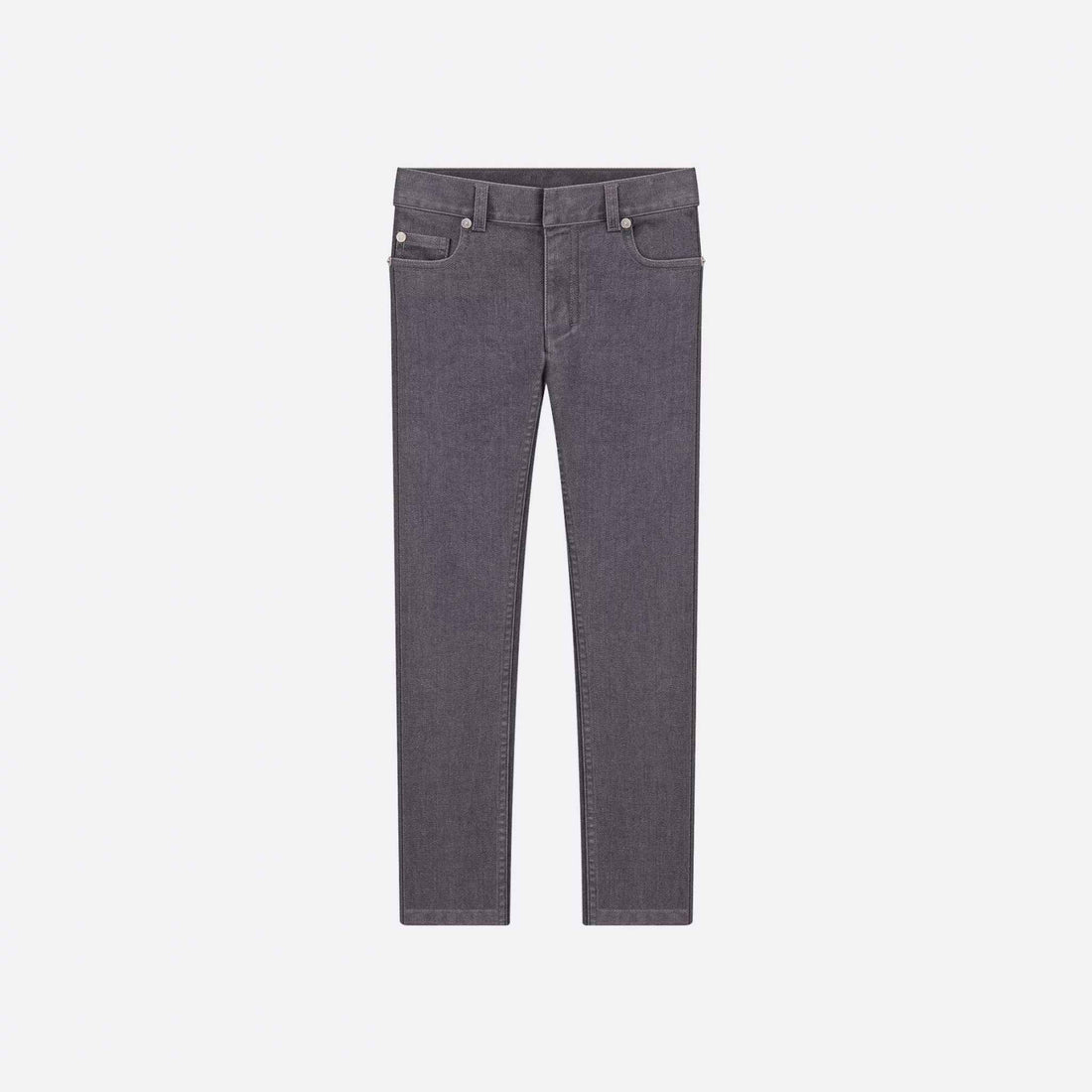 Dior Kids Jeans Gray Cotton Denim, Front