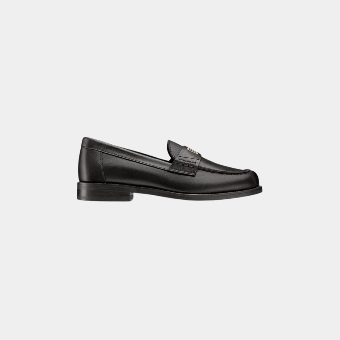 Dior Kids Loafer Black Calfskin, Side