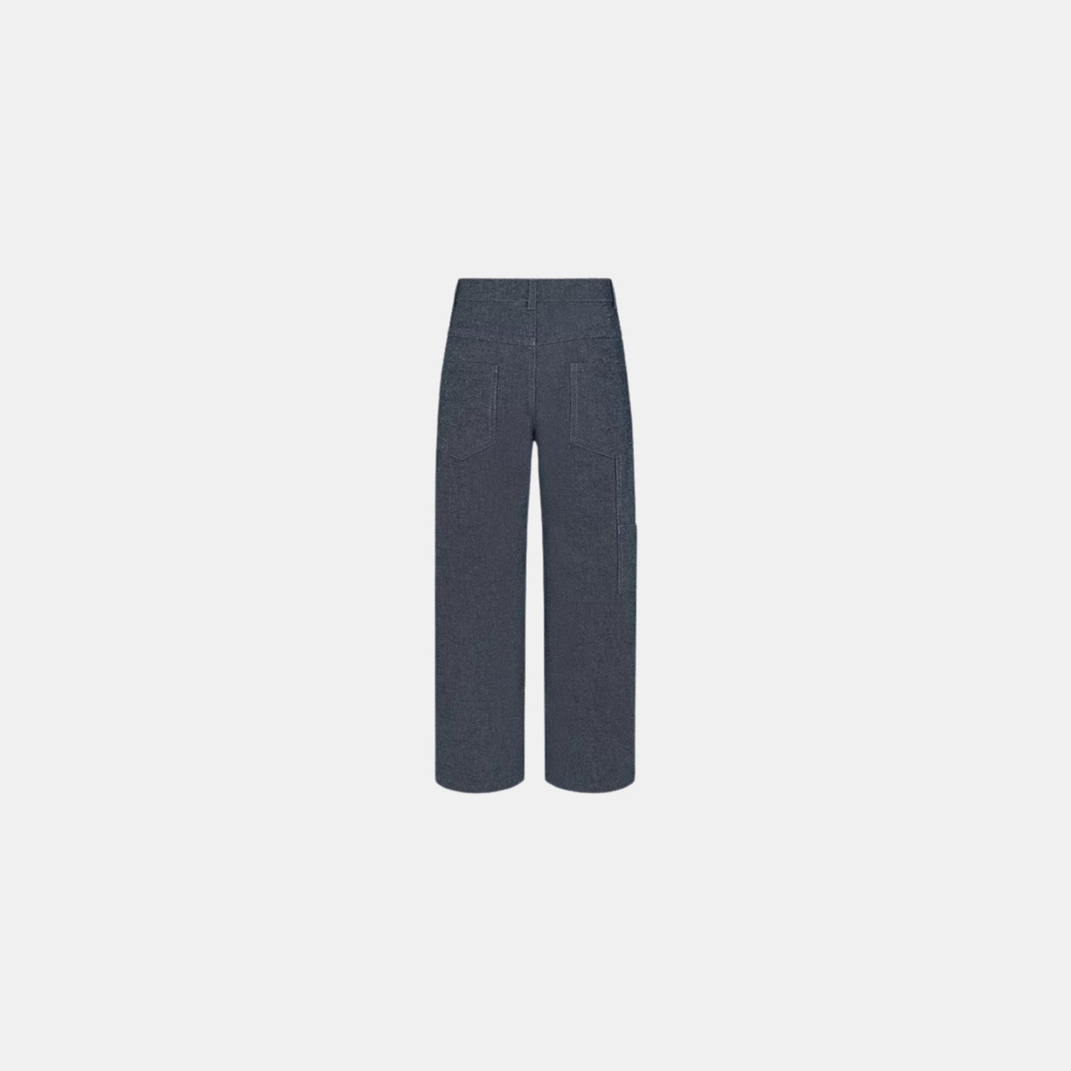 Dior Kids Loose Pants Blue Denim-Effect Cotton Gabardine, Back