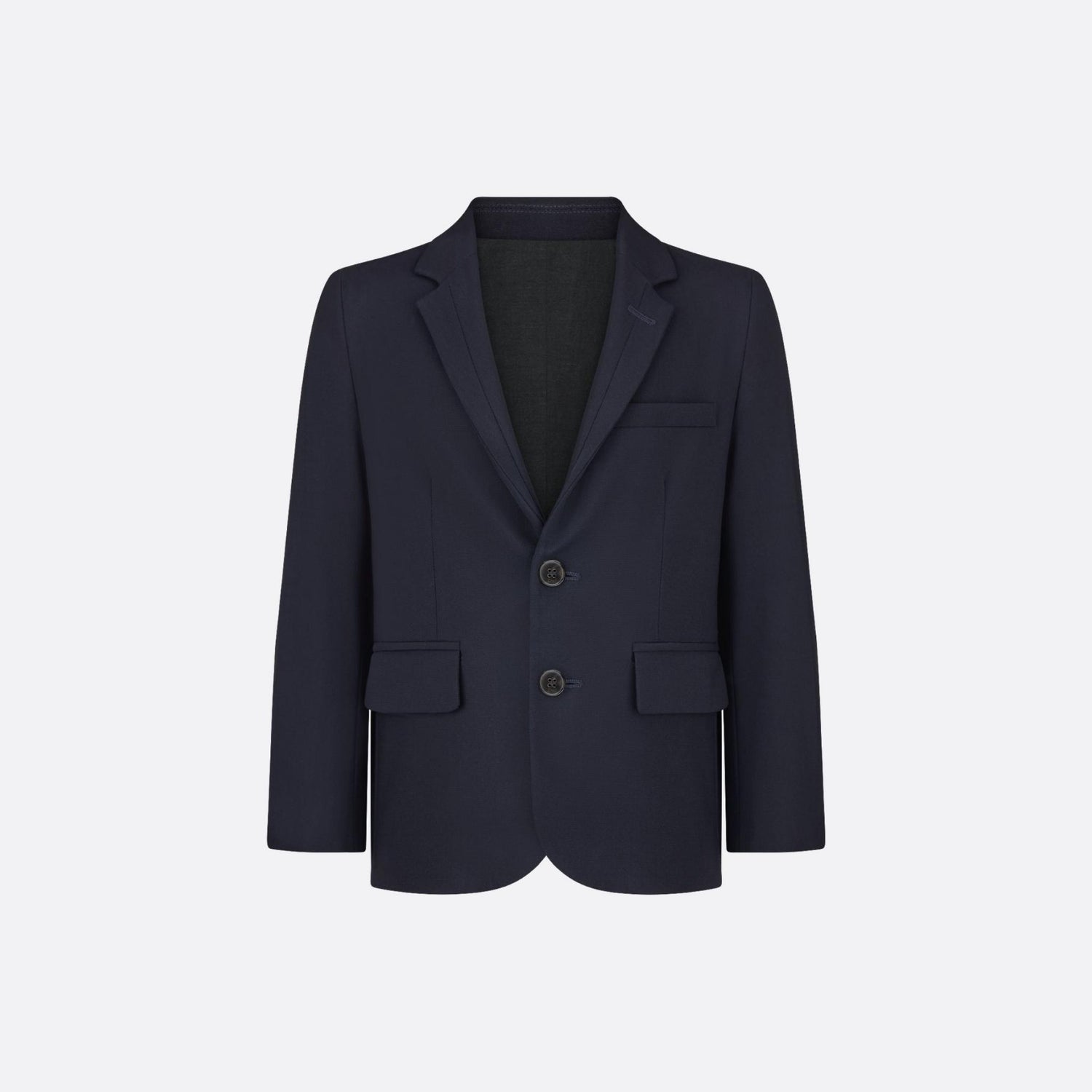 Dior Kids Suit Jacket Navy Blue Wool, Front