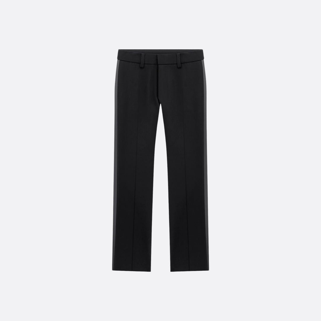 Dior Kids Suit Pants Black Wool and Silk Gabardine, Front