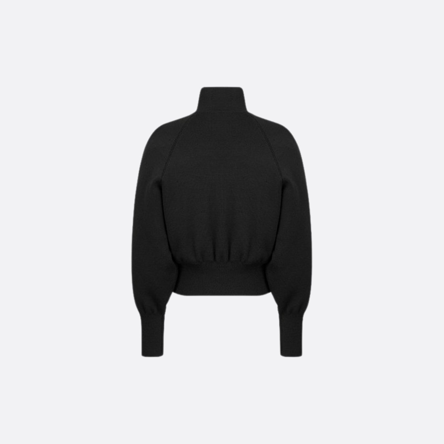 Dior Kids Sweater Black Wool Knit, Back View