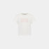 Dior Kids T-Shirt Cotton Jersey Dior Embroidery, White, Front