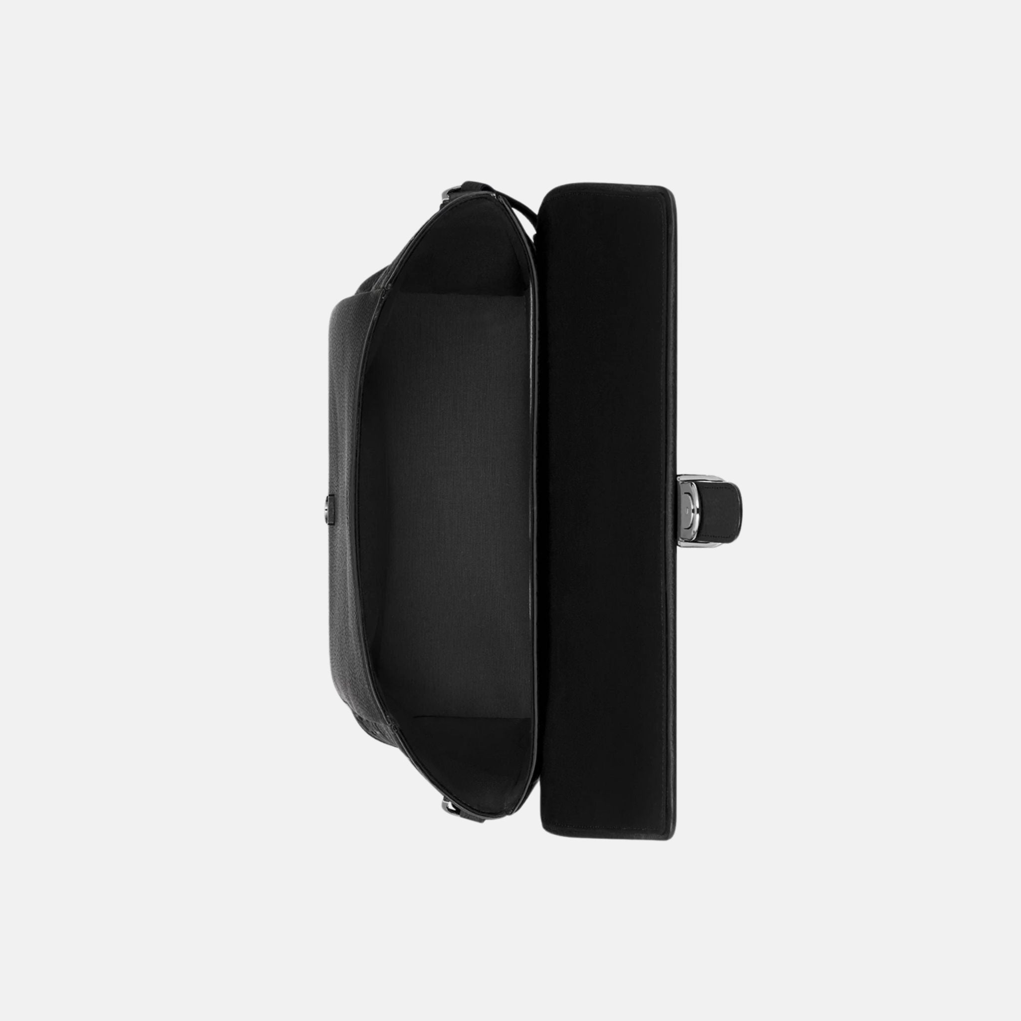 Dior Large Daily Messenger Bag With Flap In Leather And Grained Calfskin, Inside