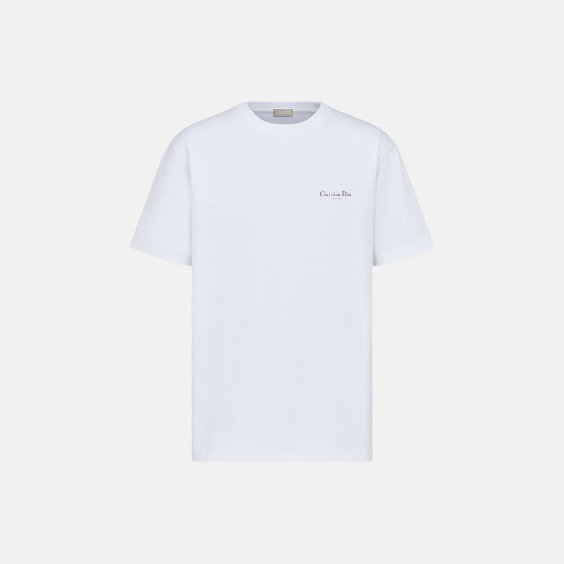 Dior Lily Of The Valley T Shirt In Cotton Jersey Relaxed Fit, White, Front