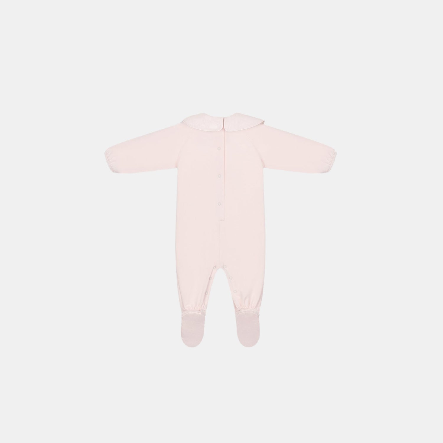 Dior Newborn Gift Set Pale Pink Cannage Jersey And Cotton Voile, Back