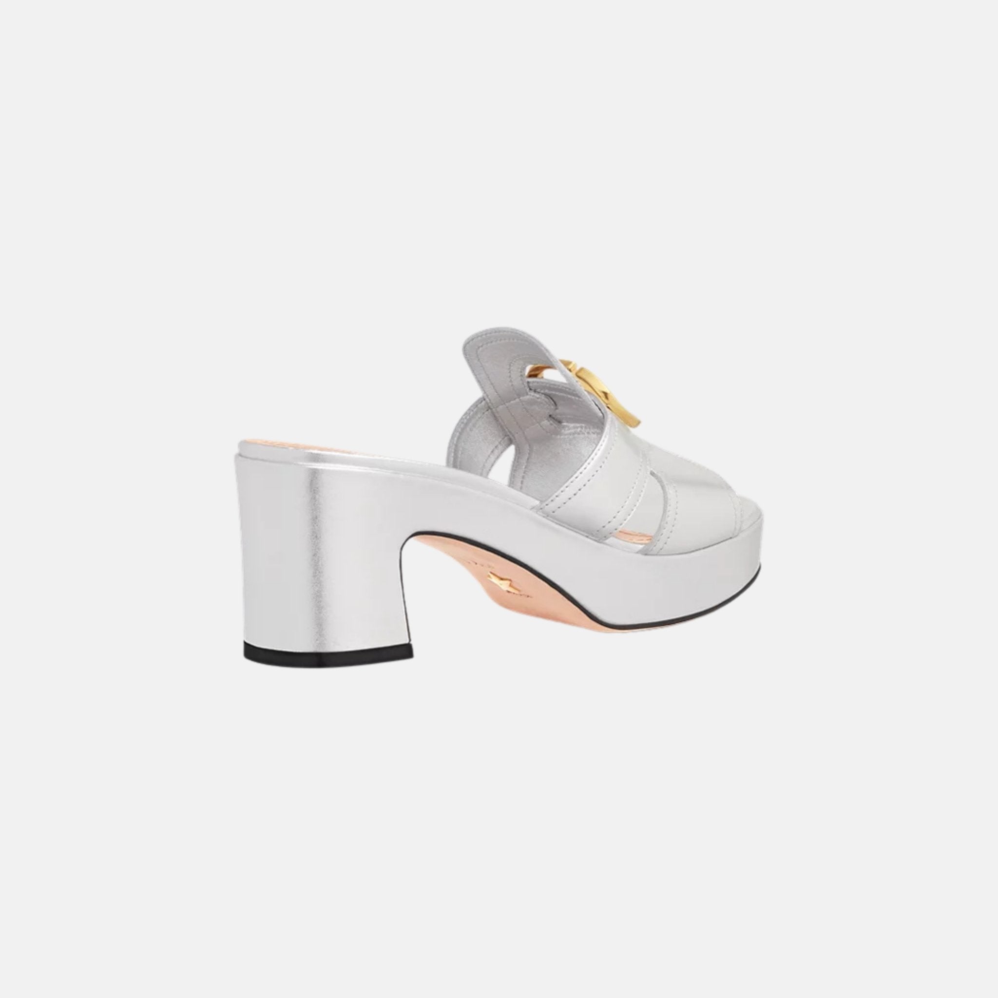 Or 30 Montaigne Platform Slide In Laminated Calfskin