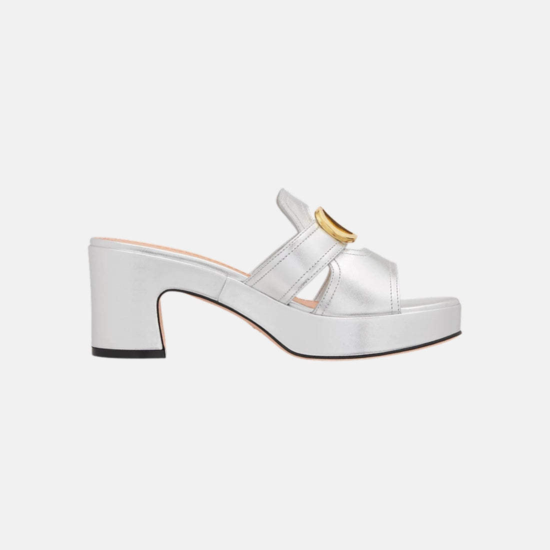 Or 30 Montaigne Platform Slide In Laminated Calfskin