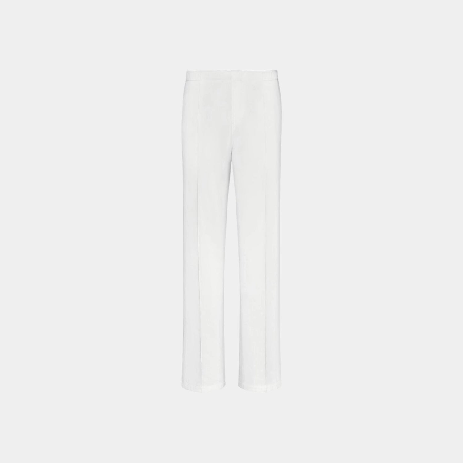 Dior Pants With Christian Dior Couture In Cotton Gabardine, White, Front