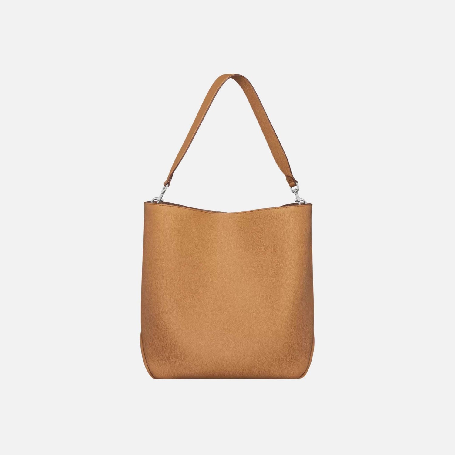 Dior Prive Vertical Hobo Bag In Icons Calfskin, Brown, Back