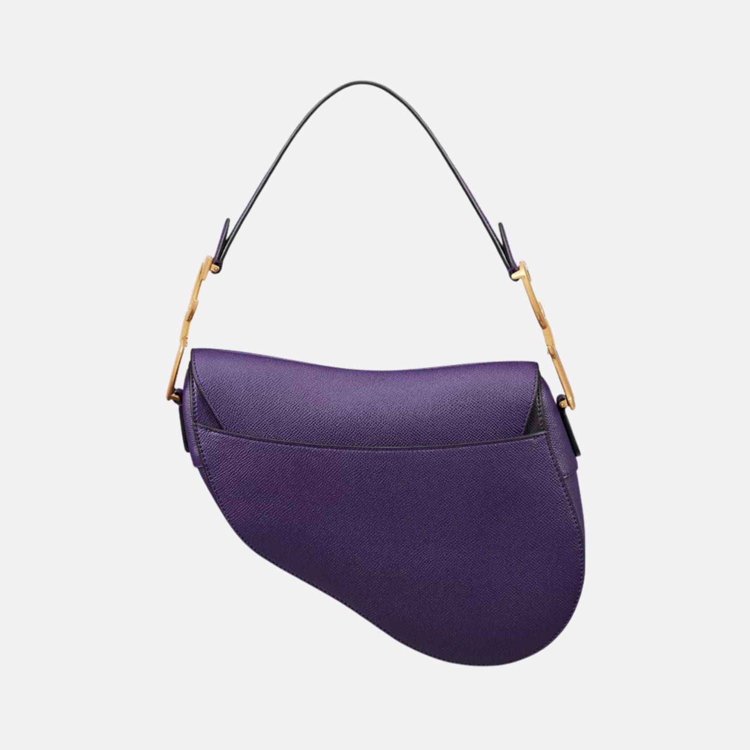 Dior Saddle Bag With Strap, Purple, Back