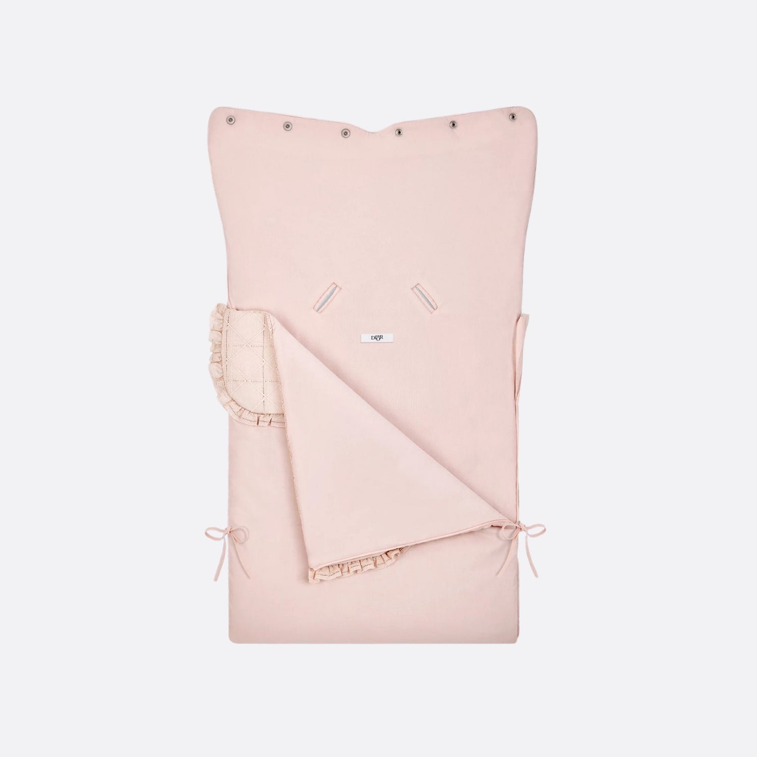 Dior Sleeping Bag Pale Pink Cannage Cotton Voile, Inside