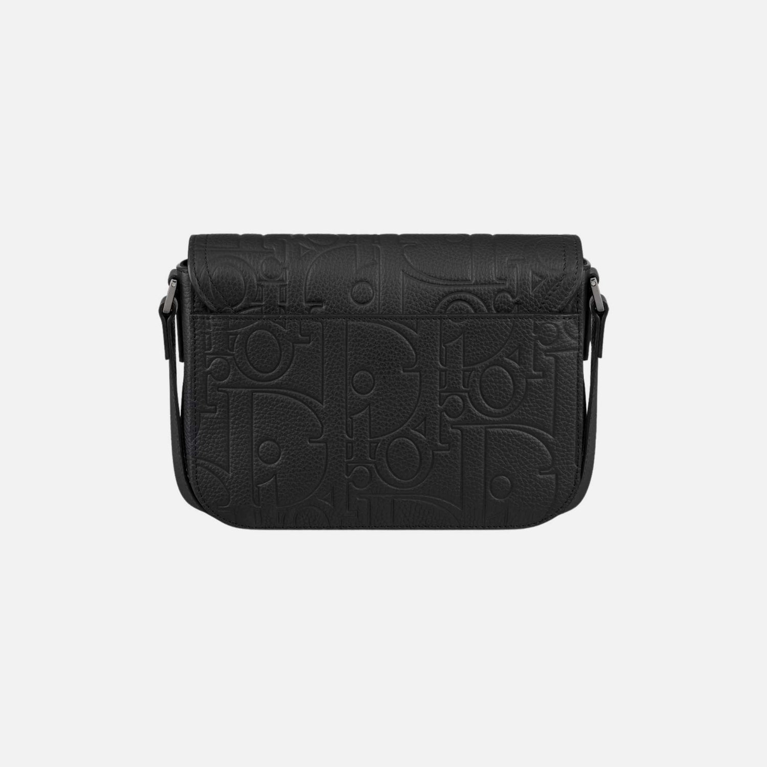 Dior Small Saddle Messenger Bag With Flap In Leather And Calfskin, Back