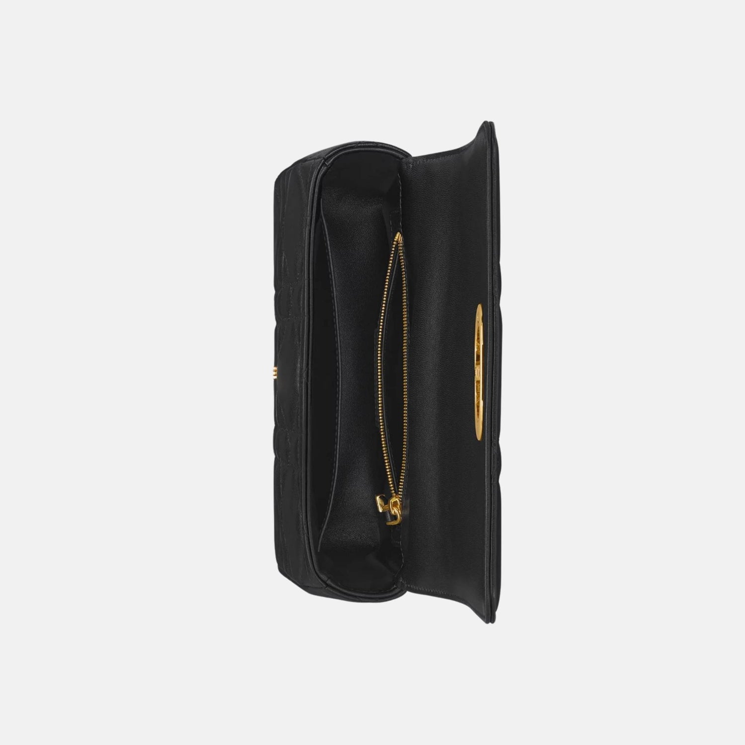 Dior Small Soft Caro Bag In Macrocannage Lambskin, Inside