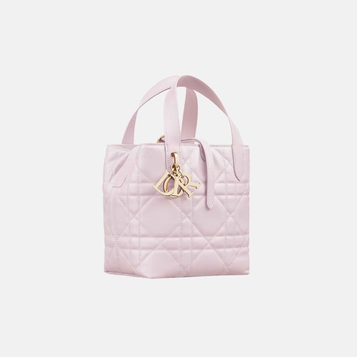 Dior Small Toujours Vertical Tote Bag, Side, Front, Pale Pink