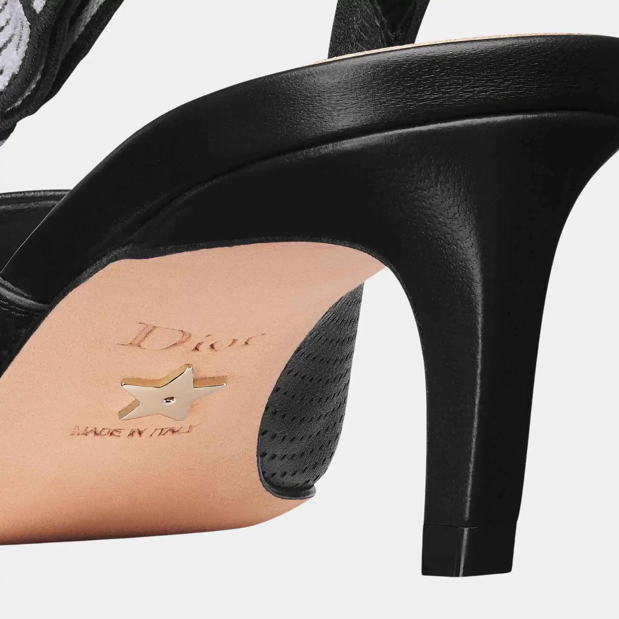 Dior Toujours Slingback Pump in Lambskin, Black, Back