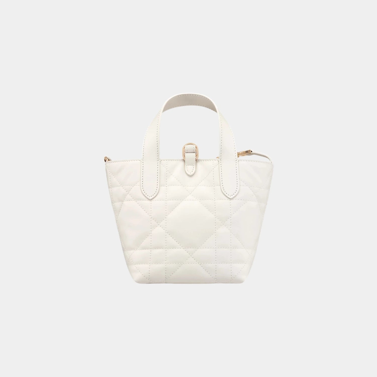 Dior Toujours Vertical Nano Tote Bag, 
Latte, Back