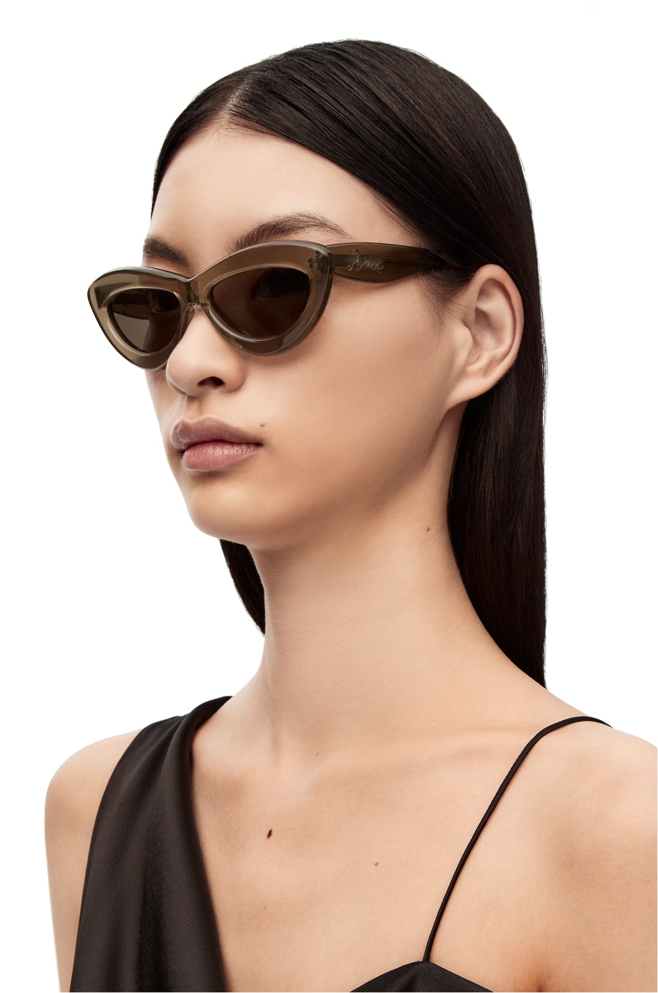 Cateye sunglasses in acetate