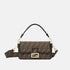 Fendi Baguette Bag In Brown Fabric, Front