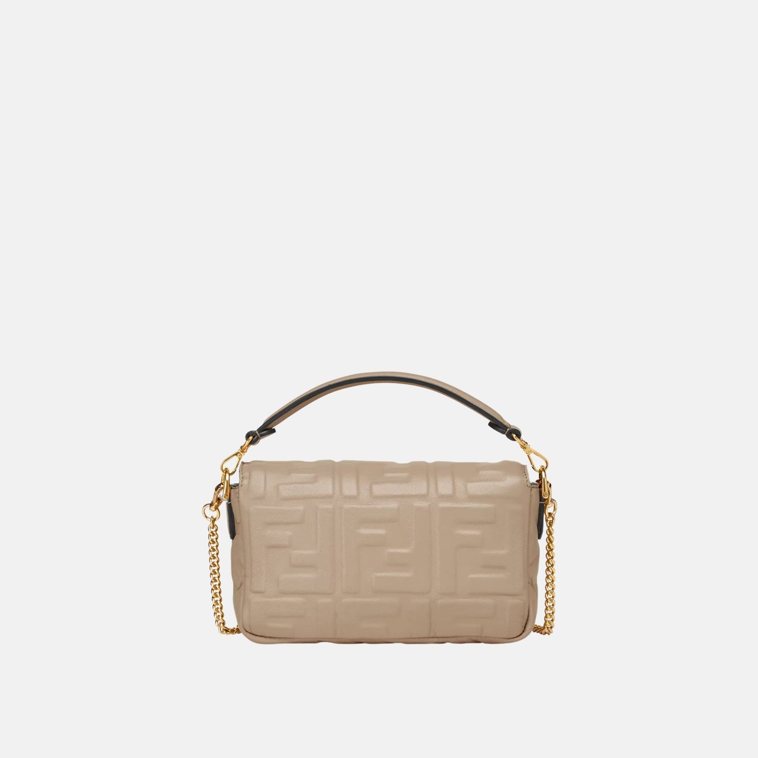 Fendi Baguette Mini Bag In Nappa Leather, Back