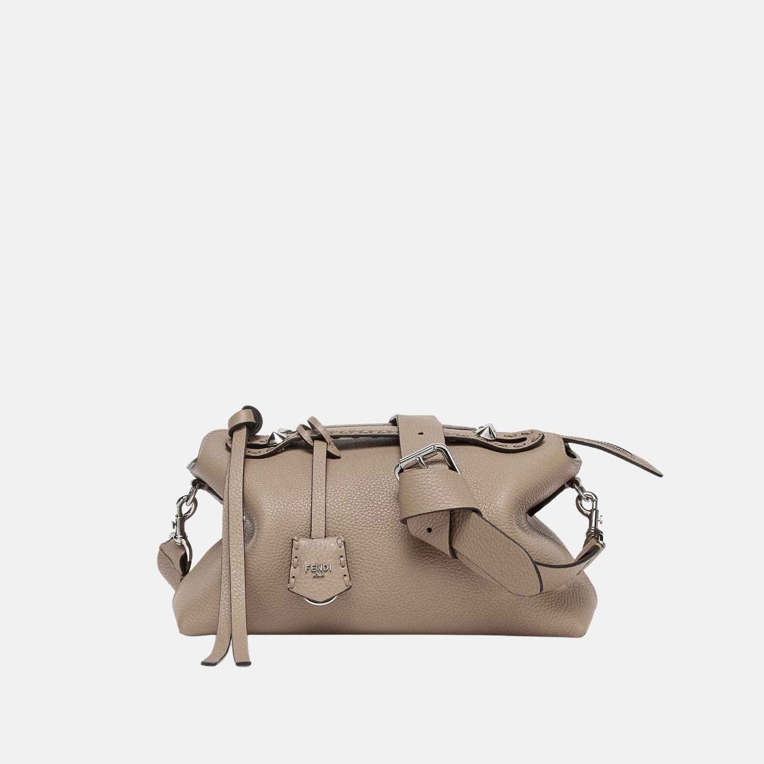 Fendi By The Way Selleria Medium Bag, Dove Grey, Front