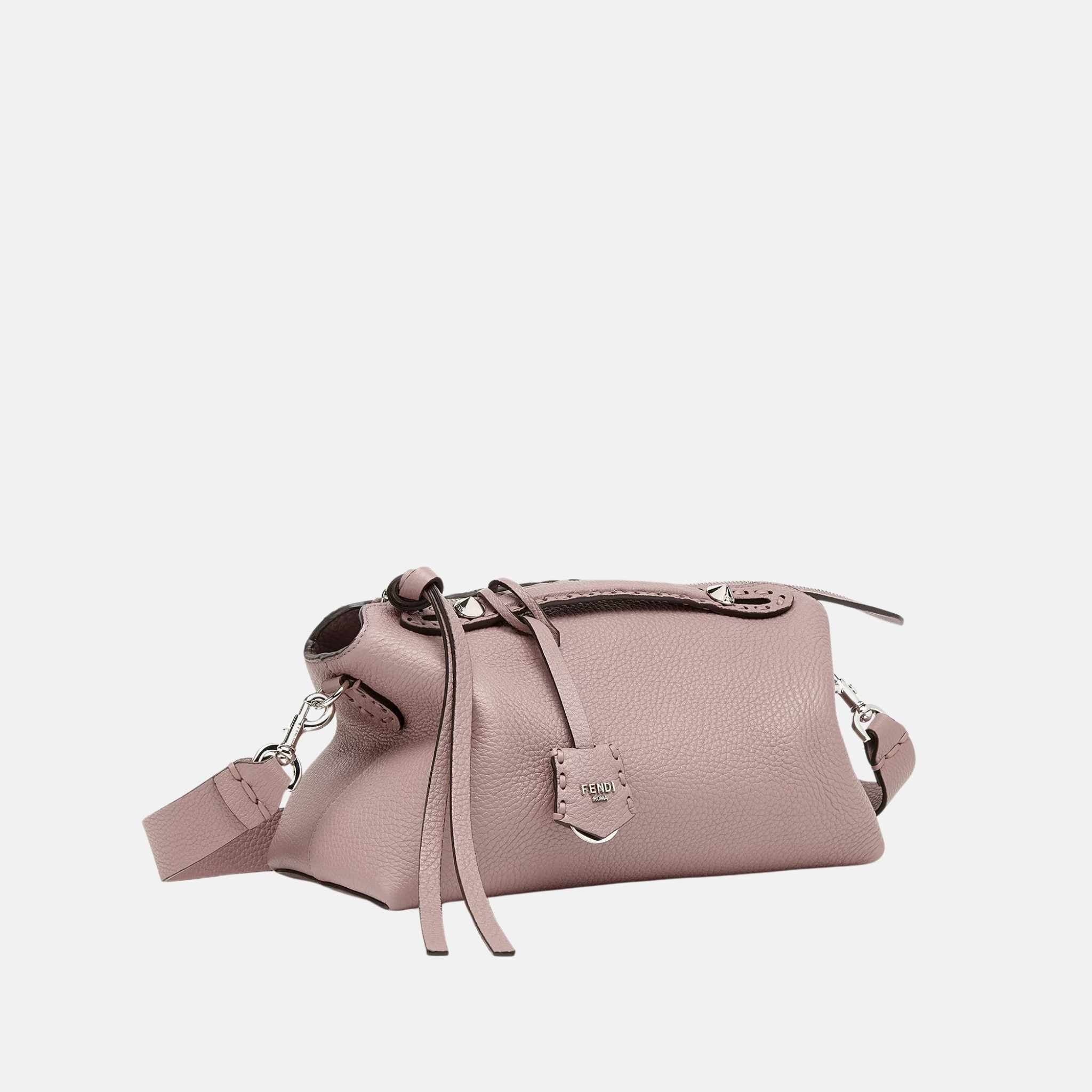 Fendi By The Way Selleria Medium Bag, Pink, Side