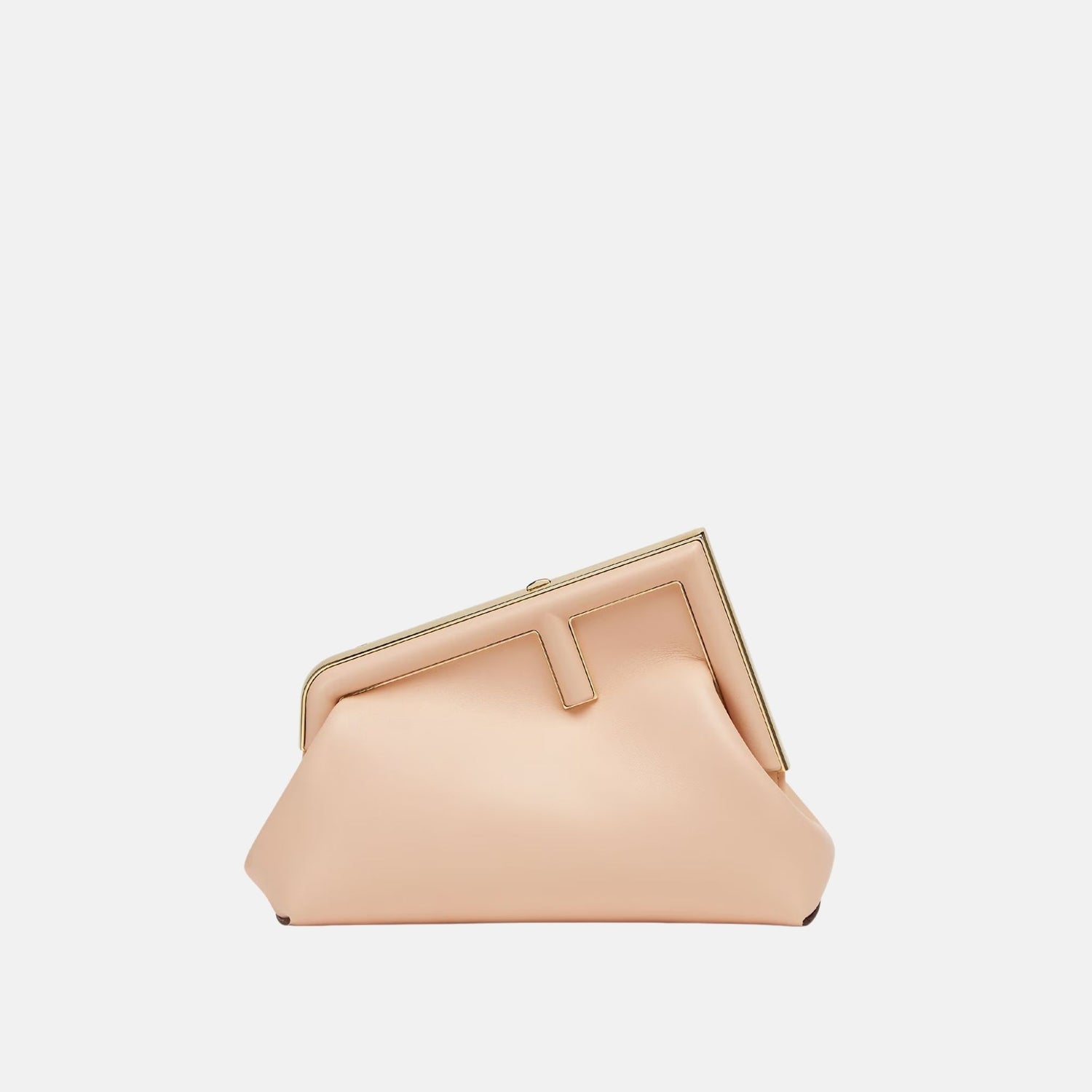 Fendi First Small Bag In Leather, Pink, Front