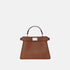 Fendi Peekaboo ISeeU Petite Selleria Bag, Brown, Front