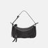 Fendi Simply Fendi Leather Mini Bag, Black, Front