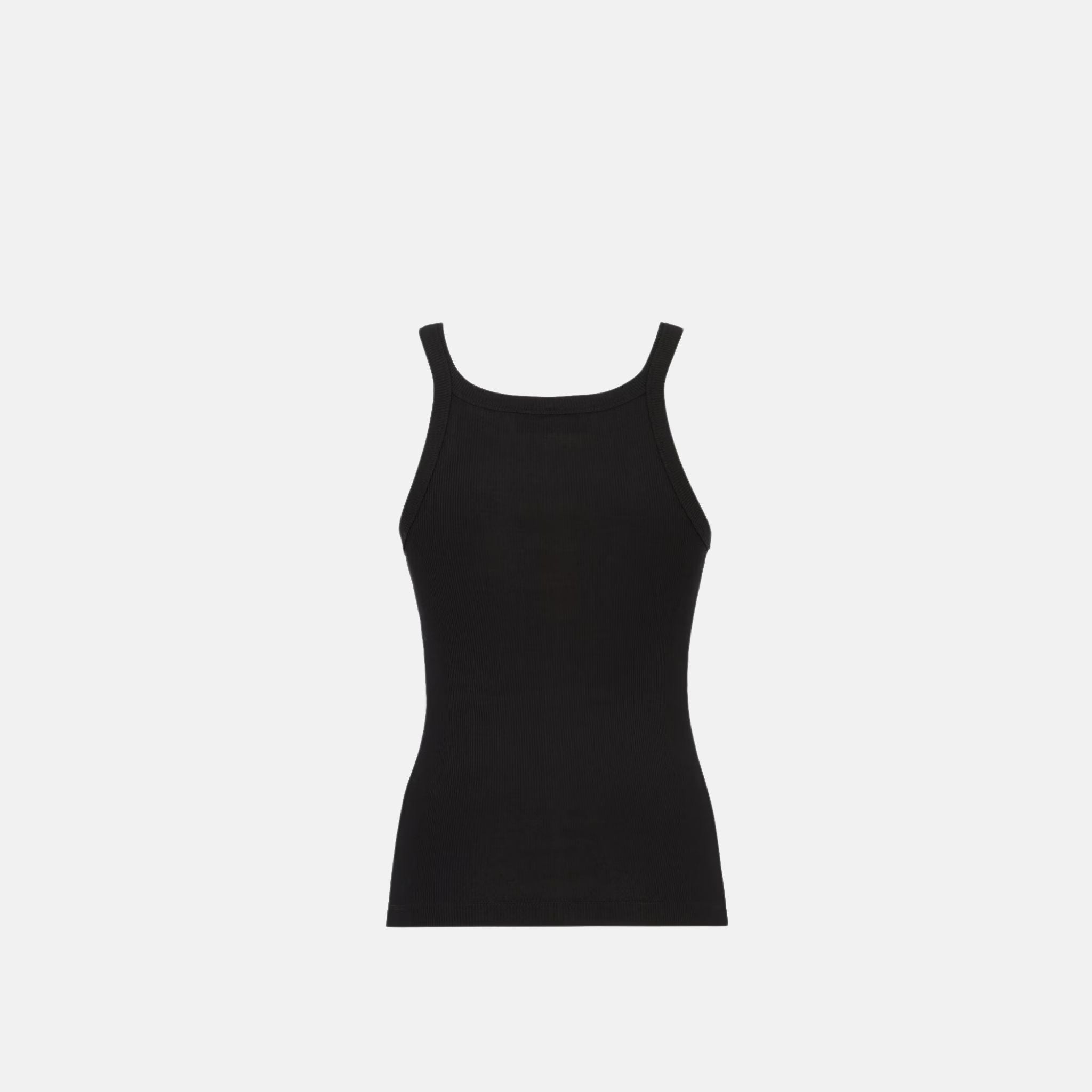 Fendi Top In Sleeveless Cotton, Black, Back